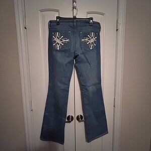 Women's Boot Cut Jeans with detailed back Pockets in Size 32/14 Made by a.n.a